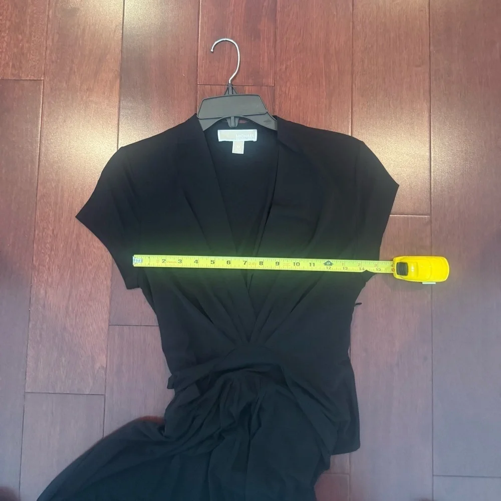 Michael Kors Black High-Low Maxi Dress | Size 10 | Elegant Evening Chic Size 10